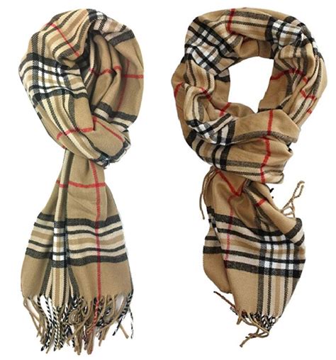 burberry check scarf dupe